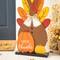 Glitzhome® 31" Thanksgiving Wooden Turkey Porch Décor